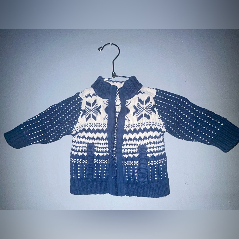 Baby fair isle cardigan